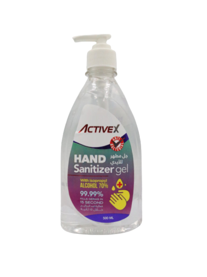 ActiveX Hand Sanitizer Gel 500Ml | Antibacterial and Refreshing