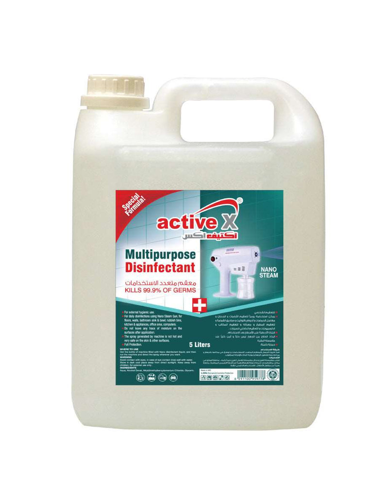 ActiveX Multipurpose Disinfectant 5 Litre for Steam Gun Powerful