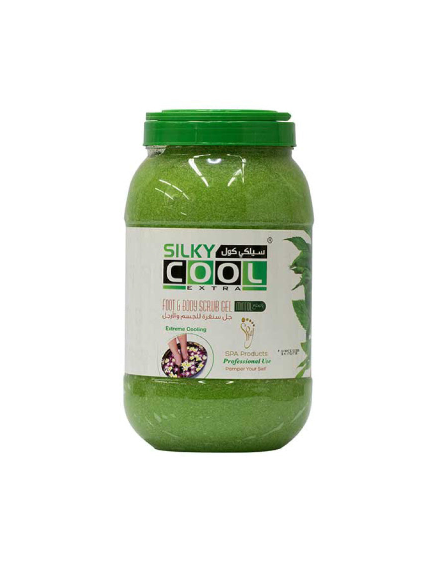 Silky Cool Foot & Body Scrub Gel 4 Litre - Mint