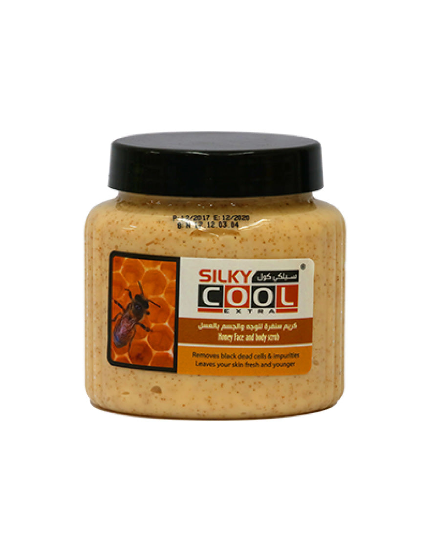Silky Cool Face & Body Scrub 300 Ml - Honey