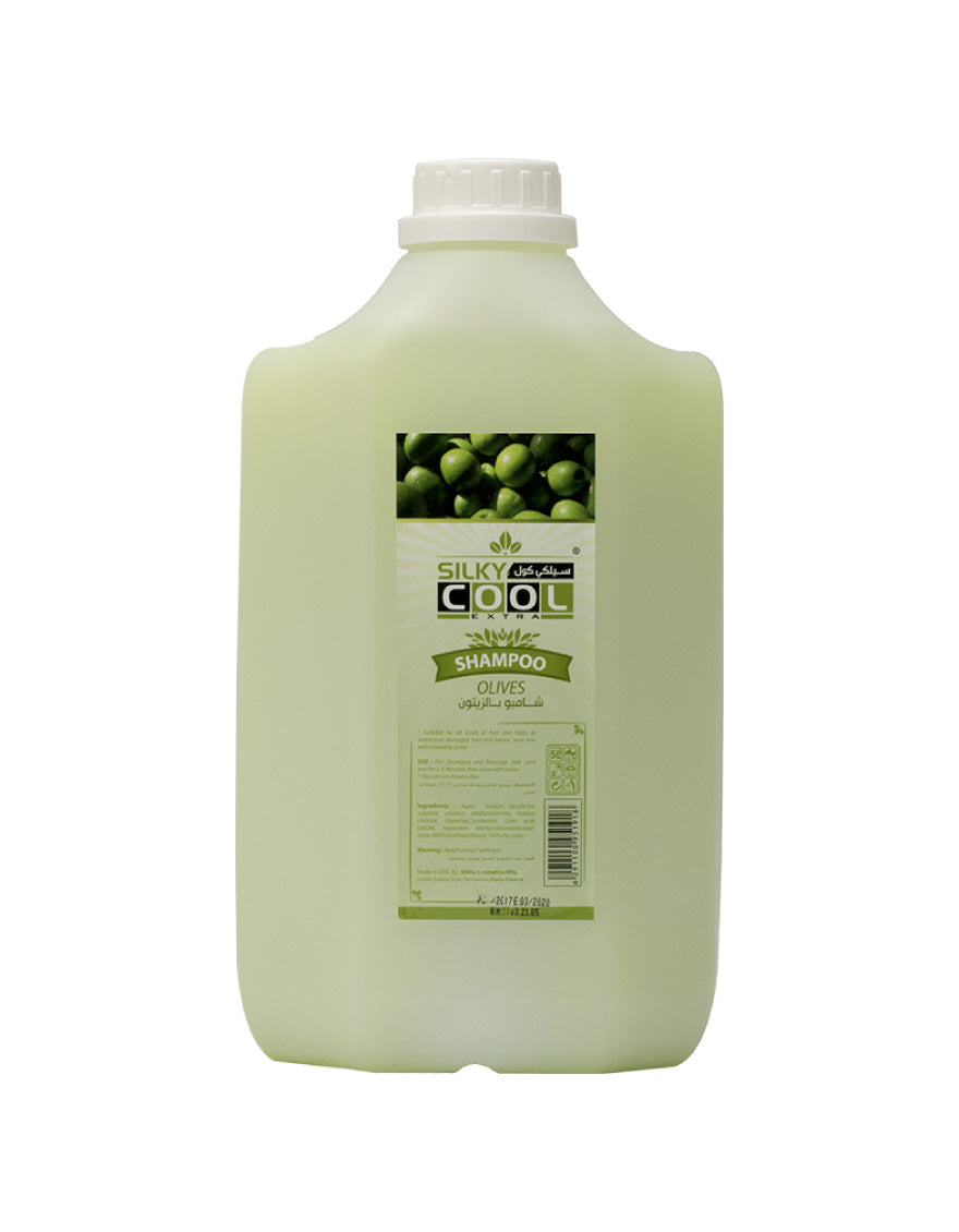 Silky Cool Shampoo 5 Litre - Olives