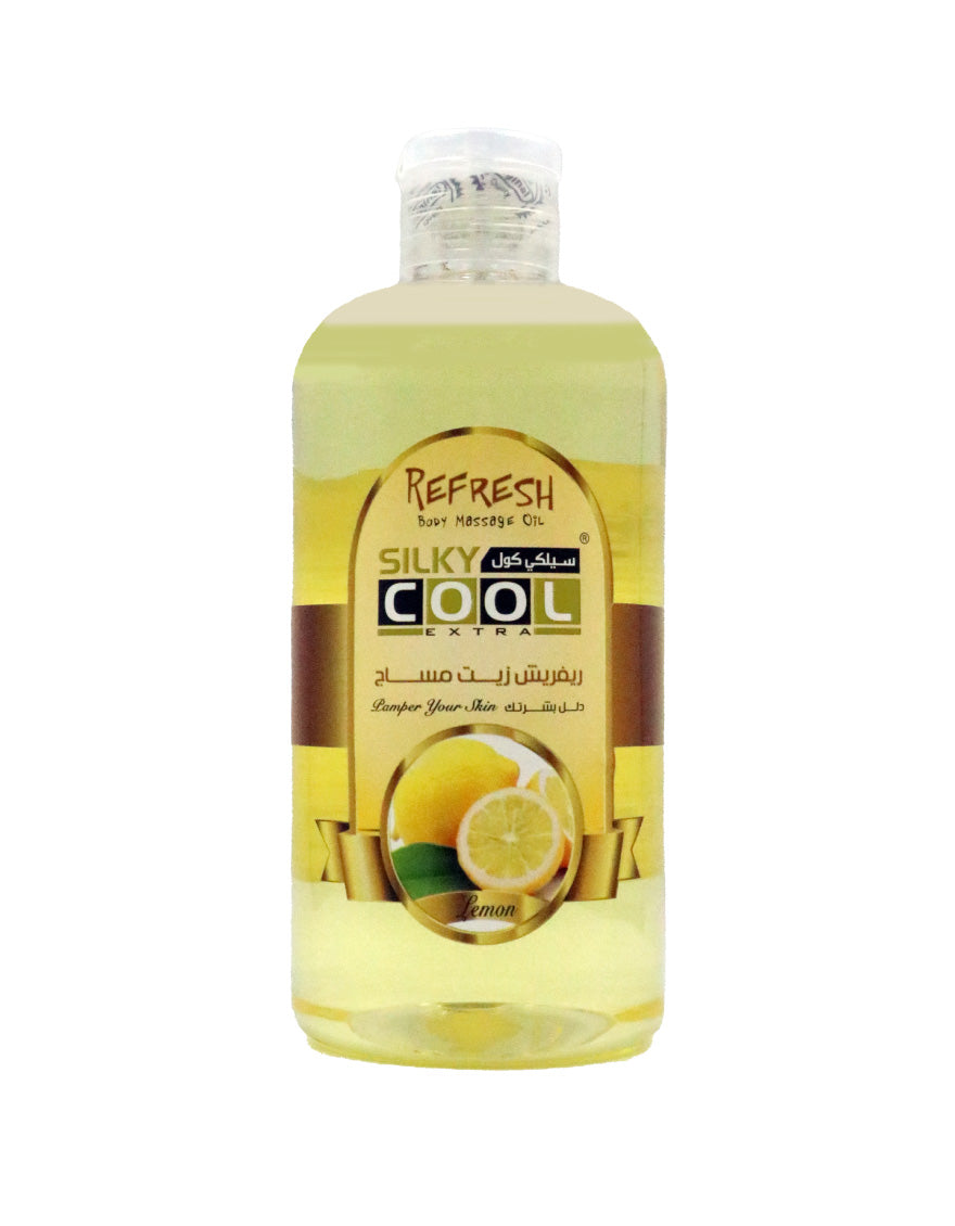 Silky Cool Massage Oil 500 Ml - Lemon