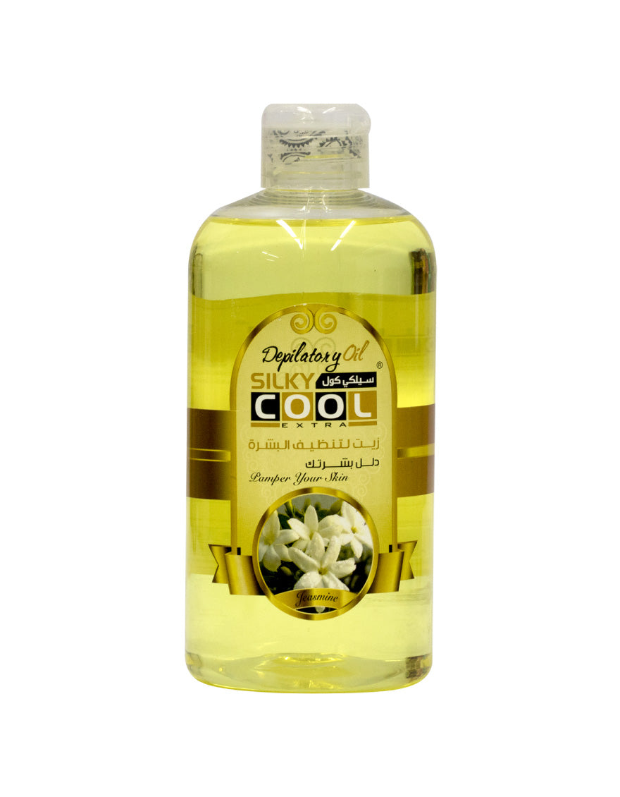 Silky Cool Depilatory Oil 500 Ml - Jasmine