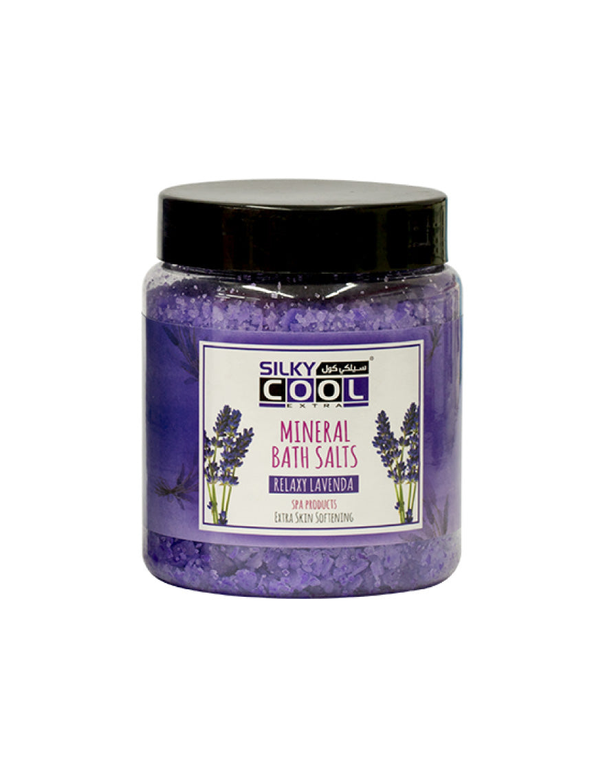 Silky Cool Mineral Bath Salt 750 - Lavende