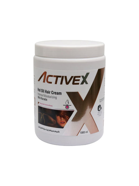 Buy ActiveX Hot Oil Hair Cream 1000 Ml - Keratin | Nourishing | UAE ...