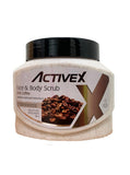 ActiveX Face & Body Scrub 500ml - Coffee | Exfoliating and Nourishing Skincare