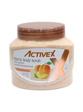 ActiveX Face & Body Scrub 500ml - Apricot | Nourishing and Smoothing Skincare