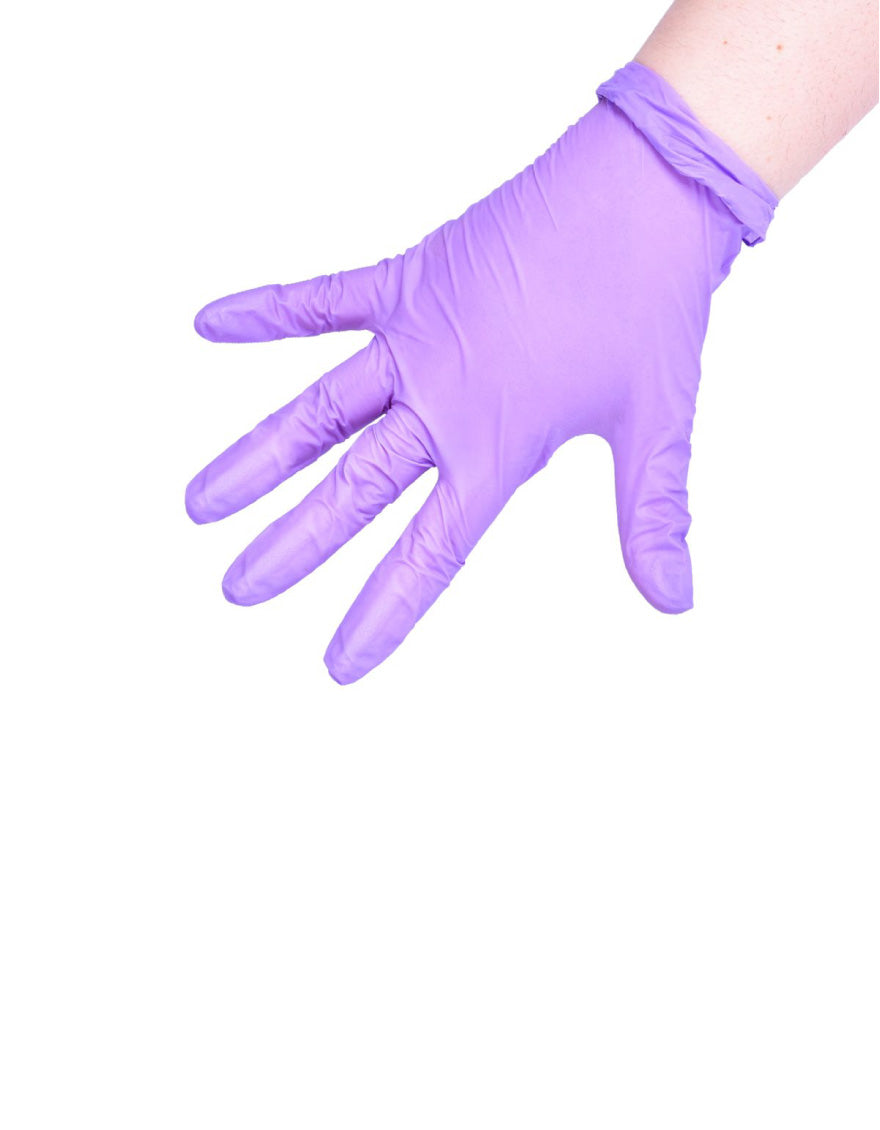 Roial Nitrile Gloves Powder Free Purple Small