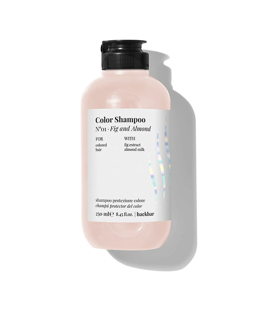 Back Bar Colour Shampoo N°01 - Fig and Almond 250 ML - Vibrant Hair Color