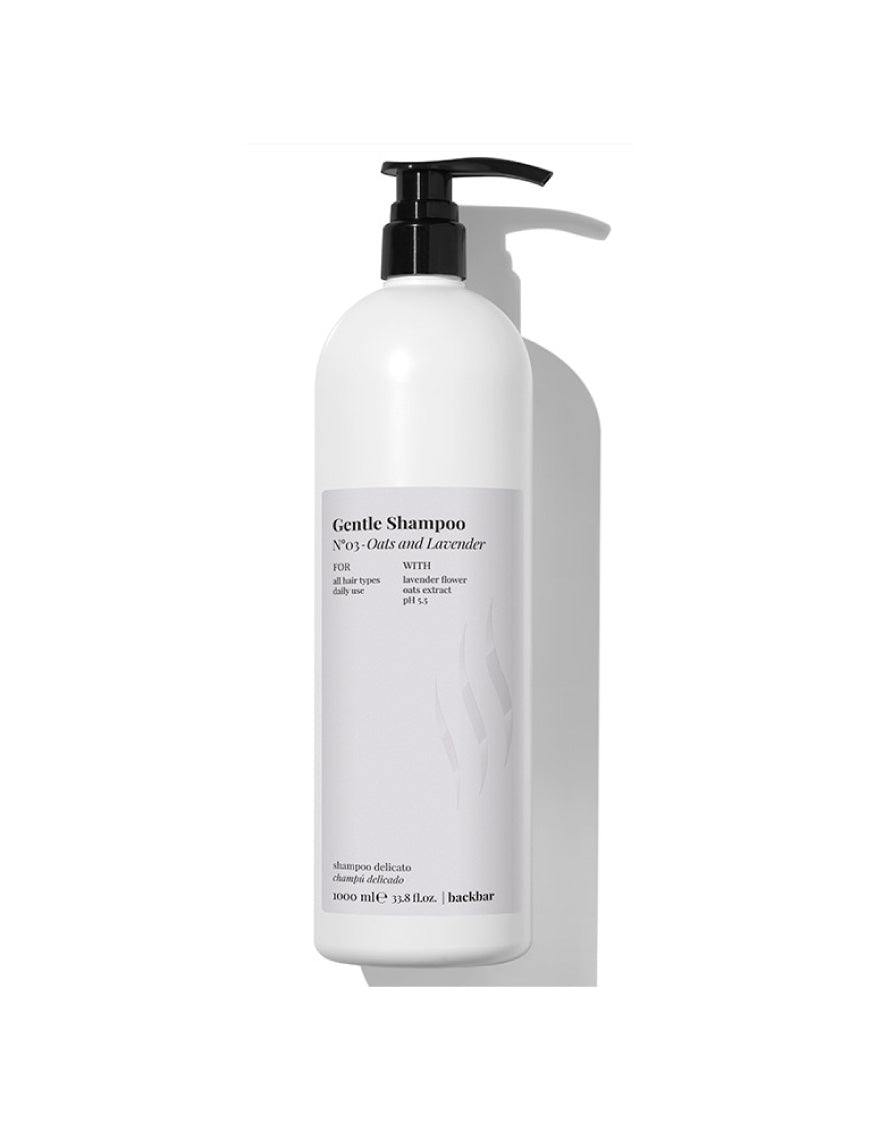 Back Bar Gentle Shampoo N°03 - Oats and Lavender 1000 ML - Gentle Cleansing