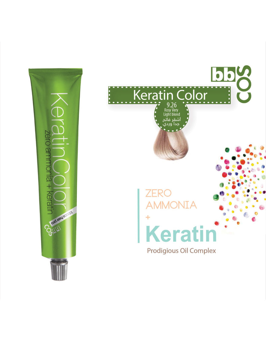Keratin Hair Color 100 ml 9.26