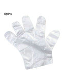 Disposable Gloves HS10439 - Pack of 100 PE Gloves for Hygienic and Protective Hand Covering