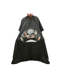 Cutting Cape with See-Through Mobile Window - Black 00139