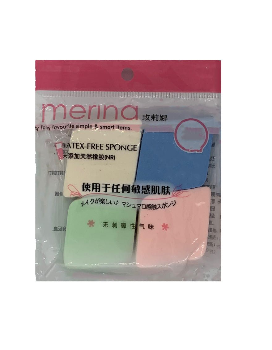Merisol Sponge Face Sponge 4 Pcs S-86