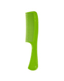 Boreal Family Comb Italy with Handle -671/B - Green - Smooth and Tangle-Free Hair Maintenance