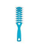 Boreal Family Skeleton Hairbrush Italy -633/D - Blue - Smooth and Frizz-Free Hair Brush