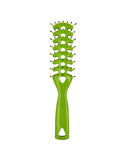 Boreal Family Skeleton Hairbrush Italy -633/D - Green - Effortless Styling and Defined Hair