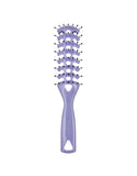 Boreal Family Skeleton Hairbrush Italy -633/D - Purple - Effective Detangling and Styling