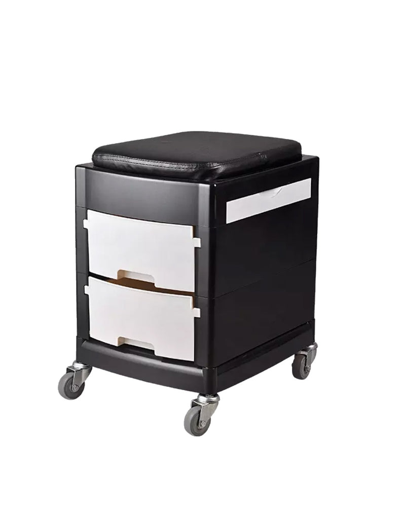 Pedicure Trolley X16-1 Black & White – Milia Cosmetics