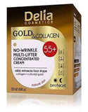 Delia Gold & Collagen No Wrinkle Multi Lifter Concentrated Cream 55+ 50ml