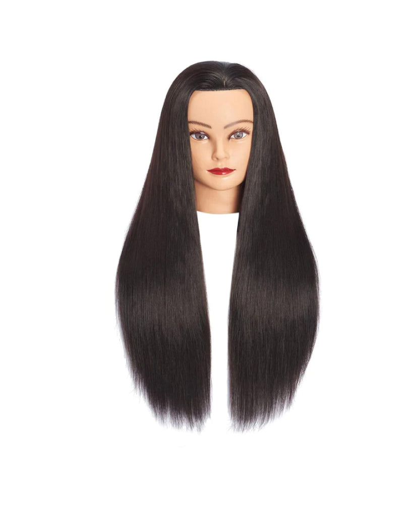 Jully France Mannequin Head Natural Hair 18 inch P-18 Black – Milia ...