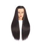 Jully France Mannequin Head Natural Hair 18 inch P-18 Black