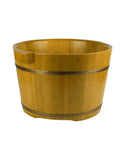Spa Wooden Bowl for Moroccan Bath 814H (390X350) - Peach Wood - Premium Quality