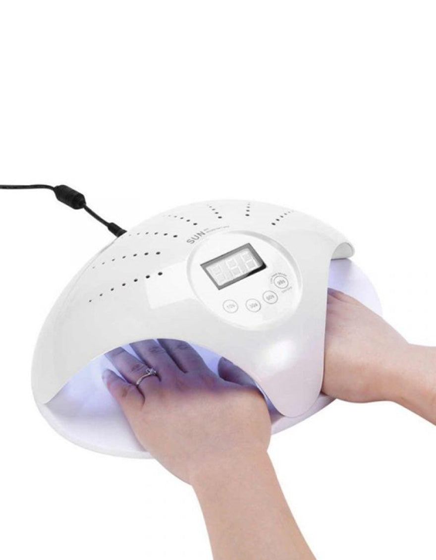 Nail Lamp 48W- Two Hands )QC( Model Sun 669- White