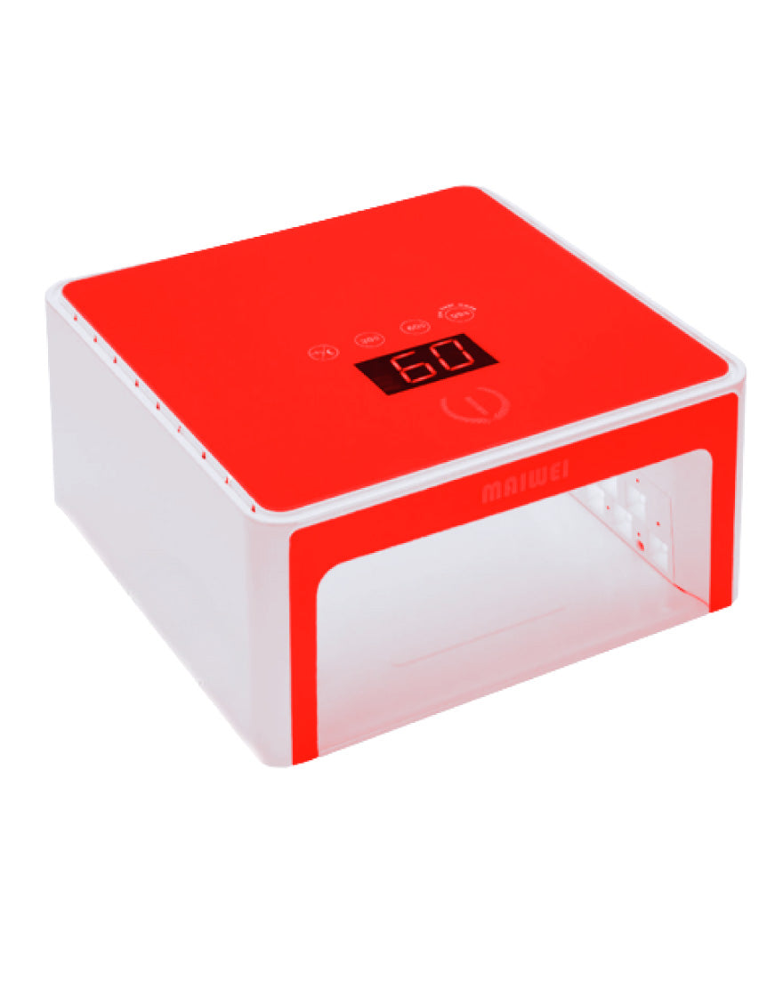 Nail Lamp 84W Chargeable Model MW-901 - Red