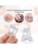 Pilot Club Nail Tips Clips - for Acrylic Nails (10 Pcs) - Convenient Nail Tip Application and Holding