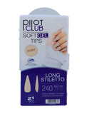 Pilot Club Long Stiletto Tips )240 Pcs( - Ivory
