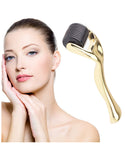 Pilot Club Derma Roller - 0.5mm Gold - for Mild Skin Rejuvenation and Regeneration